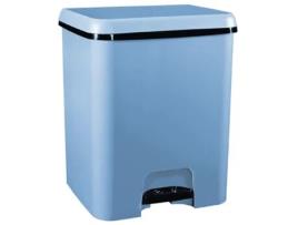 Balde Ecológico Pedal Duo Azul 52L. COM-FORT HOUSE