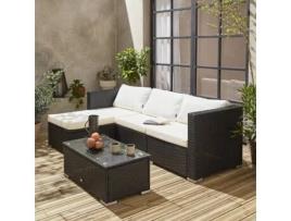 Salão de Jardim SWEEEK Torino (Resina - 4 Lugares - 70X70X63Cm)