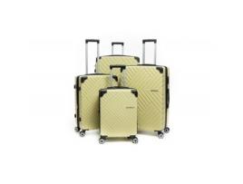 Conjunto de 4 Malas Rígidas Expansíveis Xxl 30% Volume LYS PARIS 2125/4 Olive