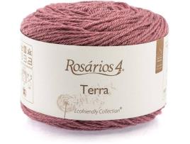 Fio de Lã ROSARIOS 4 Terra P149938 (Rosa - Lã - 10,5x9,5x9,5 cm)