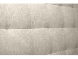 Cama com Cabeceira Estofada SOMMEIL_DE_PLOMB Tecido Bege (200x200cm)