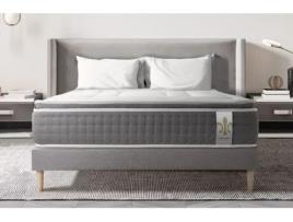 Colchão Base Vingt Six LITIER_DELUXE_TRADITION Espuma com memória Cinzento (200x200cm)