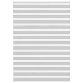 vidaXL Cortina de zebra 160x230 cm largura do tecido 155,9cm poliéster