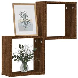 vidaXL Prateleiras de parede em forma de cubo 2 pcs 30x15x30cm