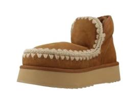 Sapatos de Mulher MOU Eskimo Platform Pele Castanho (38)