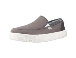 Sapatos de Homem HEY DUDE Sunappe Tecido Cinzento (45)