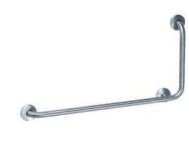 BAD090CS Barra angular direita 90º aço inoxidável acetinado MEDICLINICS