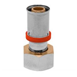 União fêmea porca móvel mult. press ø20x3/4” tipo u-vermelho