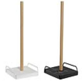 Porta-Rolos de Papel Higiénico  Madeira Metal Loft (2 pcs) (16 x 15 x 29.5 cm)