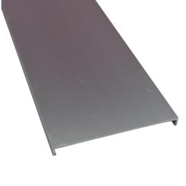 Perfil para bloco de vidro RECTO PRATEADO BRILHO 200