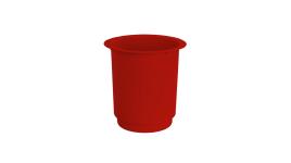 Vaso de resina INSERT SANTORINI 78CM VERMELHO ESCURO