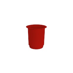 Vaso de resina INSERT SANTORINI 78CM VERMELHO ESCURO