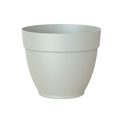 Vaso de resina CAPRI CAMPANA 40CM CINZA CLARO