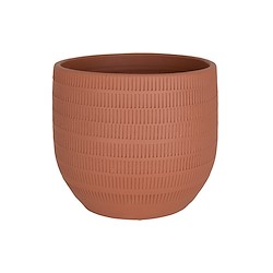 Vaso de cerâmica AURA 29CM TERRACOTA
