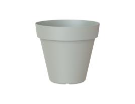 Vaso de resina CAPRI 60CM CINZA CLARO