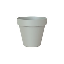 Vaso de resina CAPRI 60CM CINZA CLARO