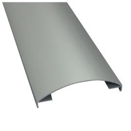 Perfil para bloco de vidro CURVA PRATEADO MATE 250