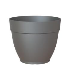 Vaso de resina CAPRI CAMPANA 40CM ANTRACITE