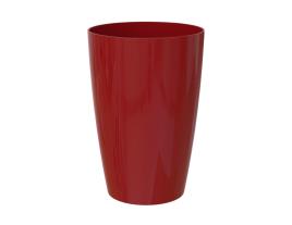 Vaso de resina SANTORINI 78CM VERMELHO ESCURO