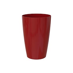 Vaso de resina SANTORINI 78CM VERMELHO ESCURO