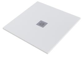 Base de duche STONE GEL COAT BRANCO 80X80