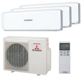 Ar condicionado fixo (3x1) MITSUBISHI PREMIUM 7000+7000+12000BTU