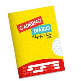 FIRMO Caderno Caligráfico de 2 Linhas, A5, 20 Folhas