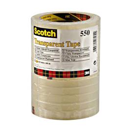 Scotch Fita transparente 550, 19 mm x 33 m, embalagem de 8