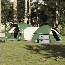 vidaXL Tenda de campismo para 5 pessoas impermeável verde