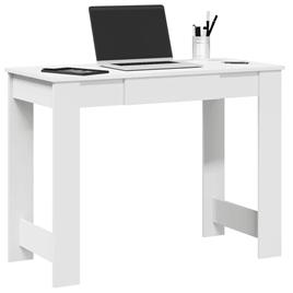 vidaXL Secretária 100x45x75 cm derivados de madeira branco