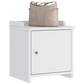 vidaXL Banco de entrada SANDNES Branco 45x40x50 cm pinho maciço