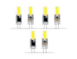 Conjunto de 6 Leds de 220V Luz Branca Quente AURUM