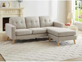 Sofá Fixo Bartolome VENTE-UNIQUE (85 x 198 x 160 cm)