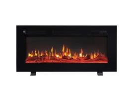 Lareira Elétrica BALDERIA 3 em 1 com Pés Parede Ou Embutida Leif 36