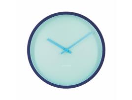Relógio de Parede D30Cm REMEMBER Azul