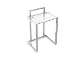 BELTRAN 2018 BANCO Quadrado Encosto em metacrilato cromado BELTRAN