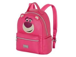Disney Toy Story Lotso O Ursinho Fofo Mochila Heady Rosa KARACTERMANIA