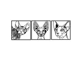 Decoração em Metal Gato 86 Metal Preto 120X0 15X40 Cm EPIKASA