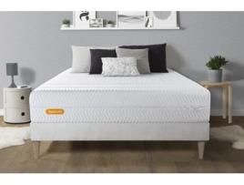Colchão Base Memo Bio SEPTNUITS Espuma com memória Branco (180x200cm)