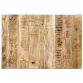 vidaXL Cabeceira 120 cm madeira de mangueira áspera maciça