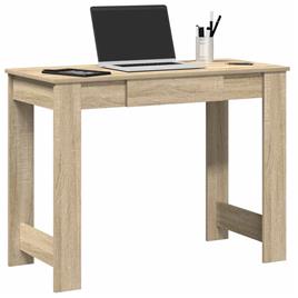 vidaXL Secretária 100x45x75 cm contraplacado carvalho sonoma