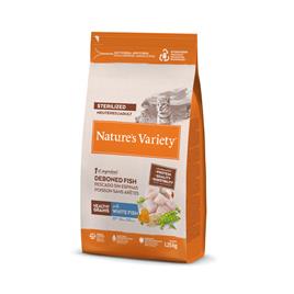 Nature's Variety Healthy Grains Sterilized Peixe Branco - 1,25 kg