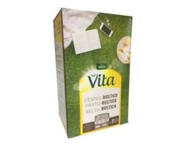 Sementes de Relva Rústica VITA, Instalação e Manutenção Fáceis, Ideal para Jardim, Decorativa, Robusta e Densa, Ray-Grass VITA