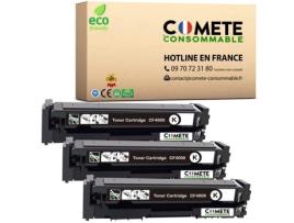 201X 201A Pacote de 3 Toner Compatível Hp 201X Cf400X Preto para Hp Color Laserjet Pro Mfp M277Dw M252Dw M277N M252N M274N COMETE CONSOMMABLE