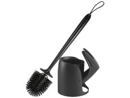 Conjunto de Escova de Banheiro em Silicona com Suporte Automático MEOIRUERY