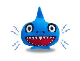 Chuckle Chums Shark Brinquedo Interativo com Som Ideal para Cães Gatos Brinquedo Vibratório e Sonoro ISL SHOP