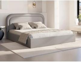 Sommier com Colchão Cofre Fireza VENTE-UNIQUE Cinzento (180x200cm)