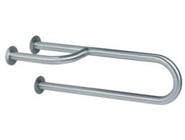 BFD600CS Barra Fixa 3P Direita Aço Inoxidável Acetinado MEDICLINICS