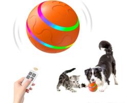 Bola de Brinquedo Interativa para Cão com Controle Remoto Bola de Rolamento Ativa para Cão,Bola para Cão Pequenos Médios e Grandes TRANTECH