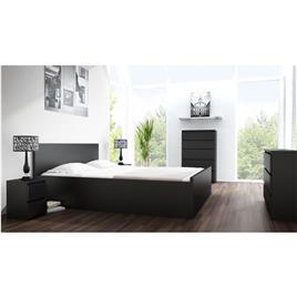 Top E Shop Mesa De Cabeceira/mesinha De Cabeceira M2 Czern Com 2 Gavetas